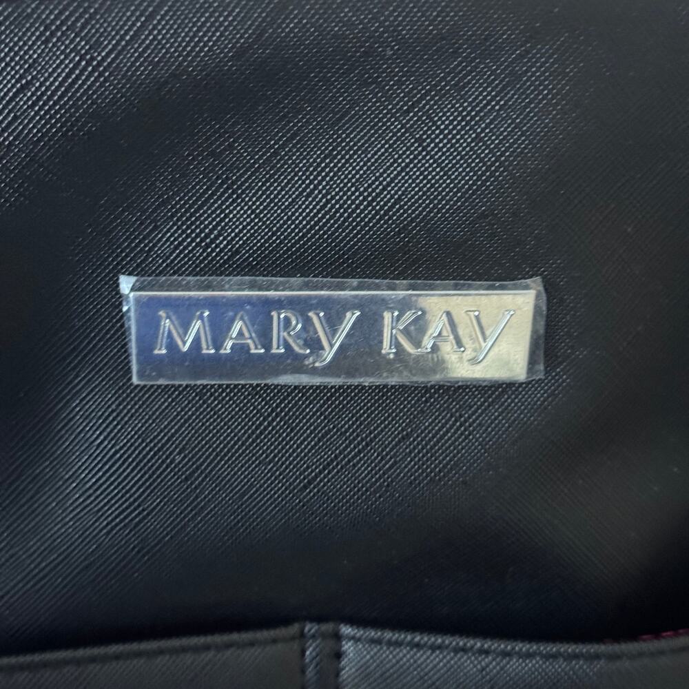 Mary Kay Tote Work Bag Consultant Black Floral Interior Extra Kit NIP - Picture 2 of 8